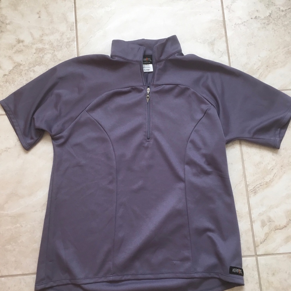Like New Kerrits Top. Large. Purple. Short sleeve.